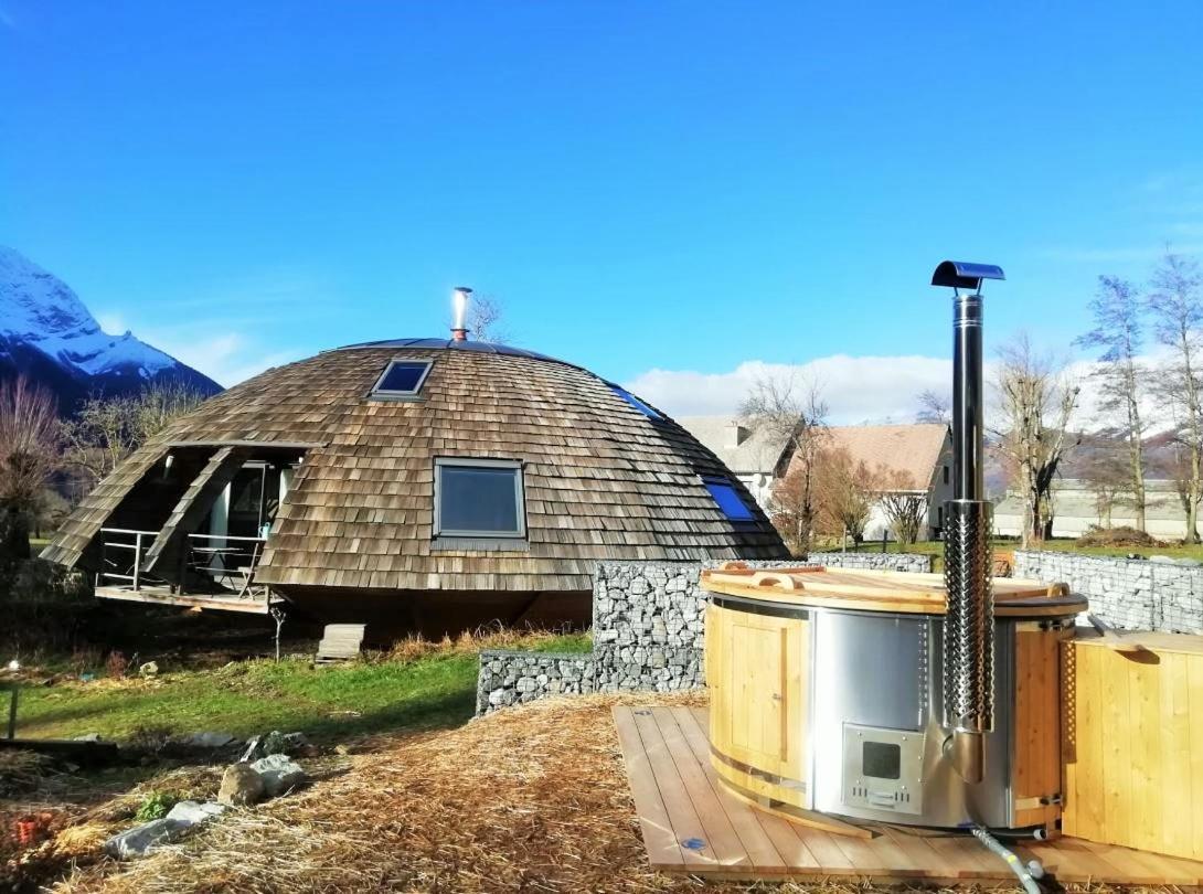 Au-Dela Des Nuages, Maison D'Hotes Insolite & Spa Aubessagne Zewnętrze zdjęcie