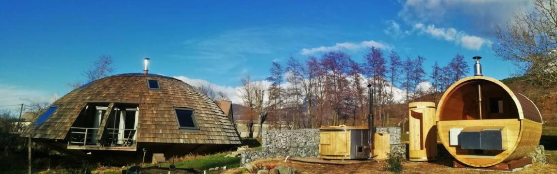 Au-Dela Des Nuages, Maison D'Hotes Insolite & Spa Aubessagne Zewnętrze zdjęcie